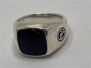 DAVID YURMAN Men's David Yurman Exotic Stone Signet Ring with Black Onyx SIZE 8